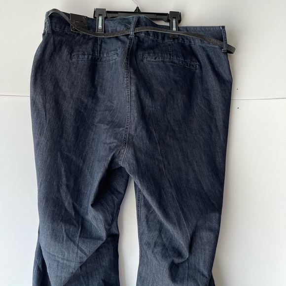 Torrid Jeans Glitter Belt Denim Bootcut Jeans Stretch Relaxed Plus Size 24R - Picture 12 of 16